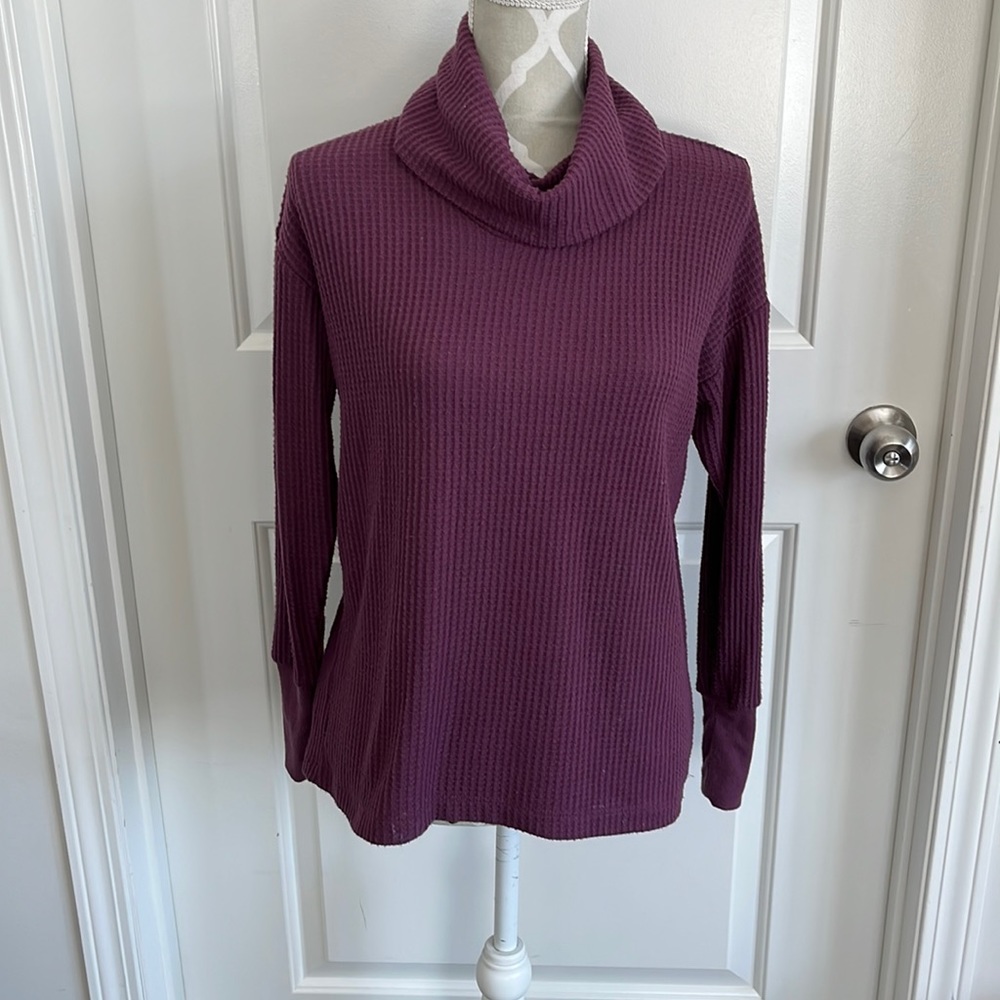 Loft waffle turtleneck size xs